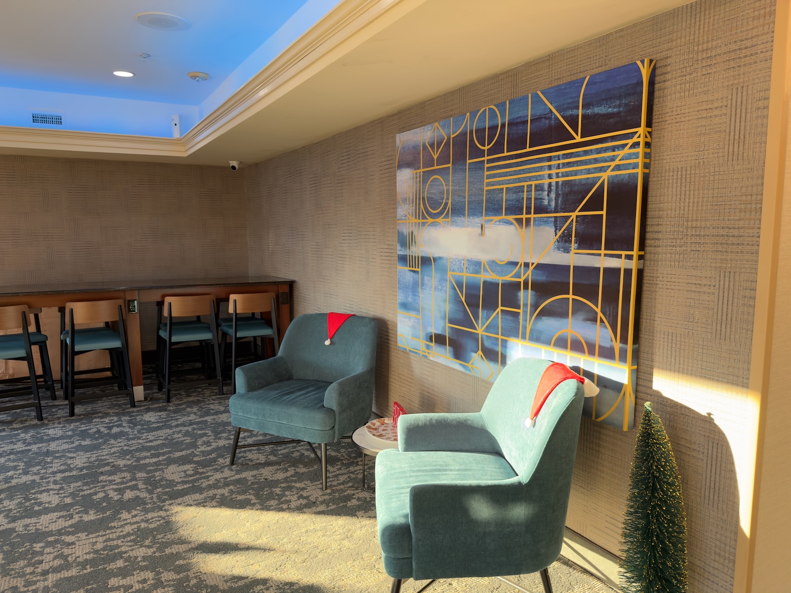 Hotel seating and common area